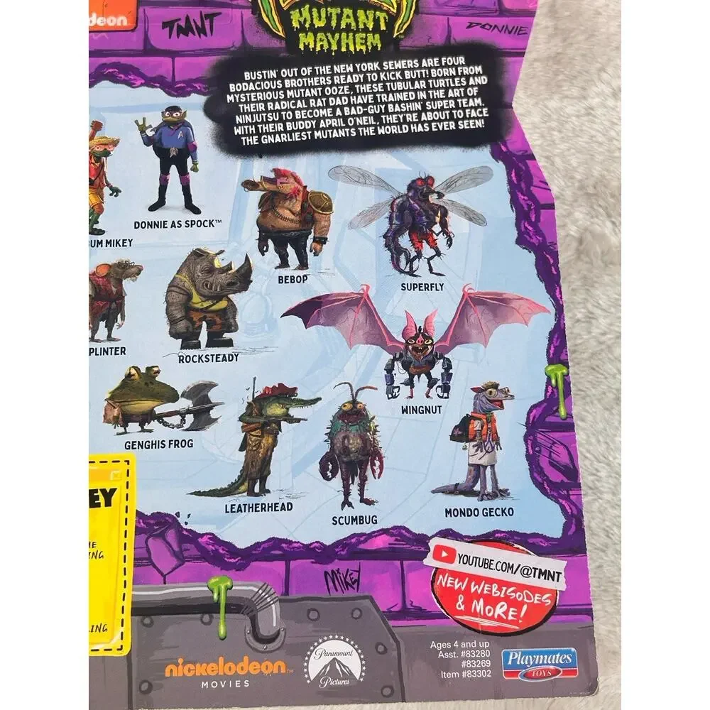 TMNT Teenage Ninja Turtles Mutant Mayhem BEACH BUM MIKEY 4